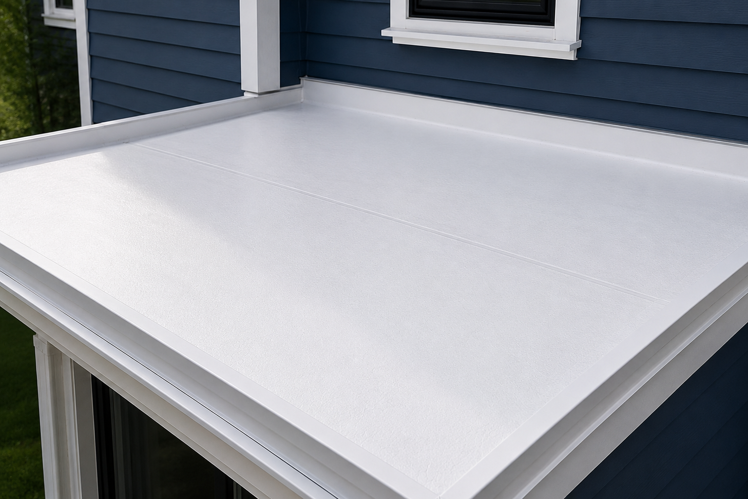 TPO flat roofing system